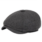 Men’s Cotton Newsboy Cap – Classic Herringbone Gatsby Hat