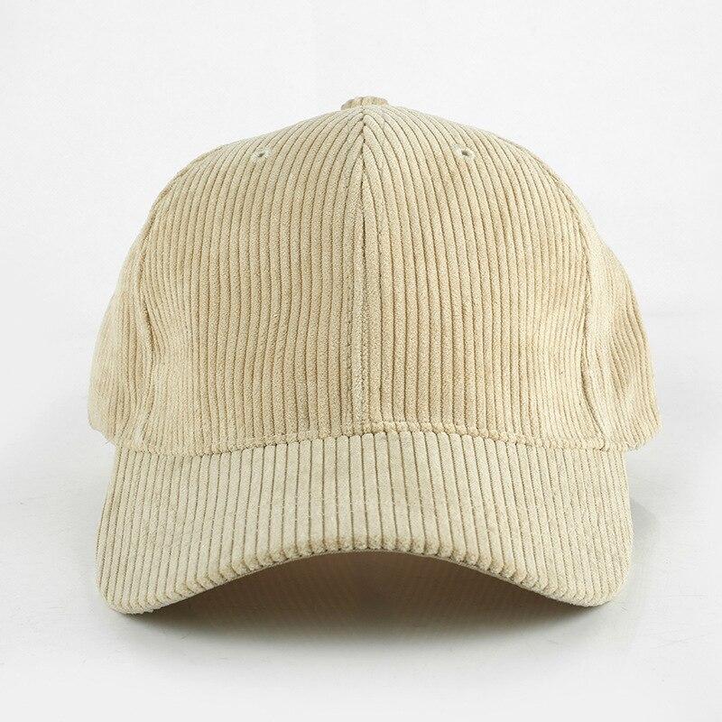Men’s Corduroy Baseball Cap – Adjustable Soft Cotton Hat
