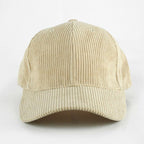 Men’s Corduroy Baseball Cap – Adjustable Soft Cotton Hat