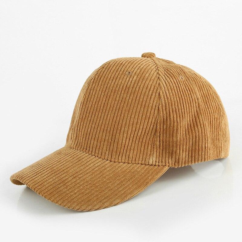 Men’s Corduroy Baseball Cap – Adjustable Soft Cotton Hat