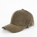 Men’s Corduroy Baseball Cap – Adjustable Soft Cotton Hat