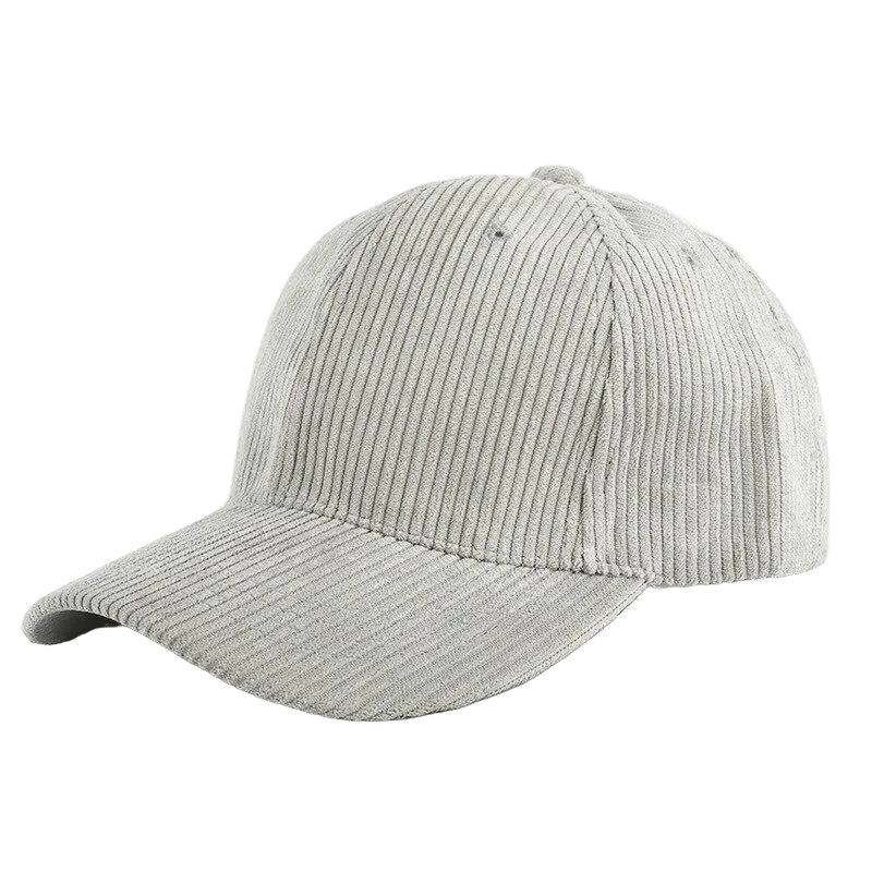 Men’s Corduroy Baseball Cap – Adjustable Soft Cotton Hat