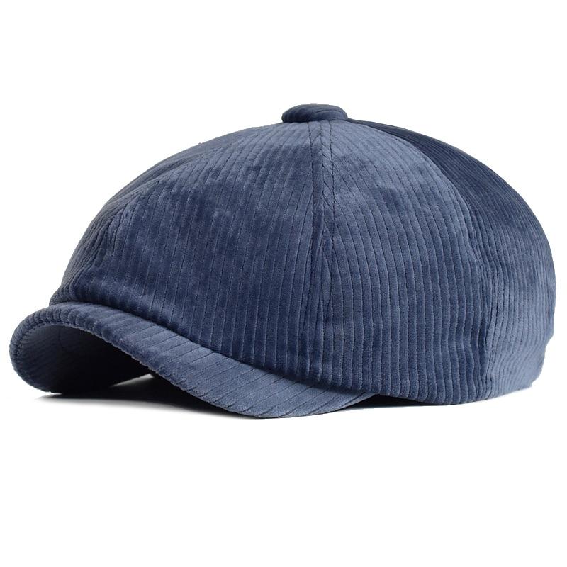 Blue Men's Newsboy Cap