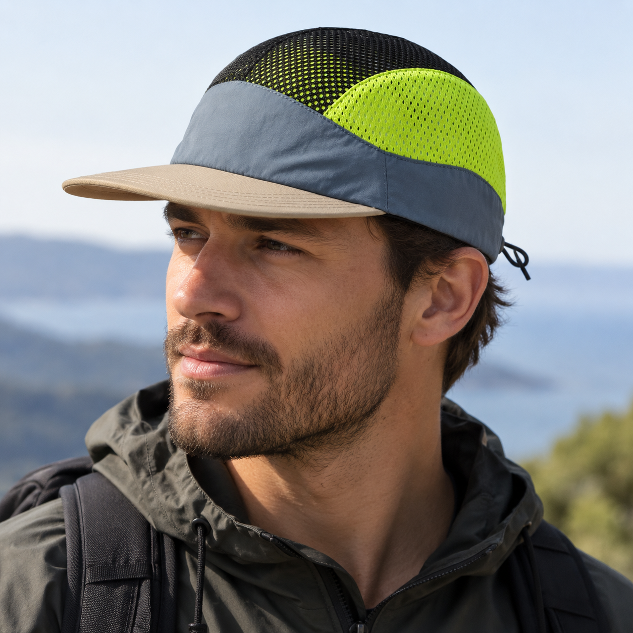 Summer Mesh Cap - Adjustable Baseball Cap With Breathable Acrylic Mesh Hat