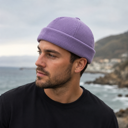 Corduroy Docker Cap – Adjustable Organic Cotton Hat With Velcro Fastening