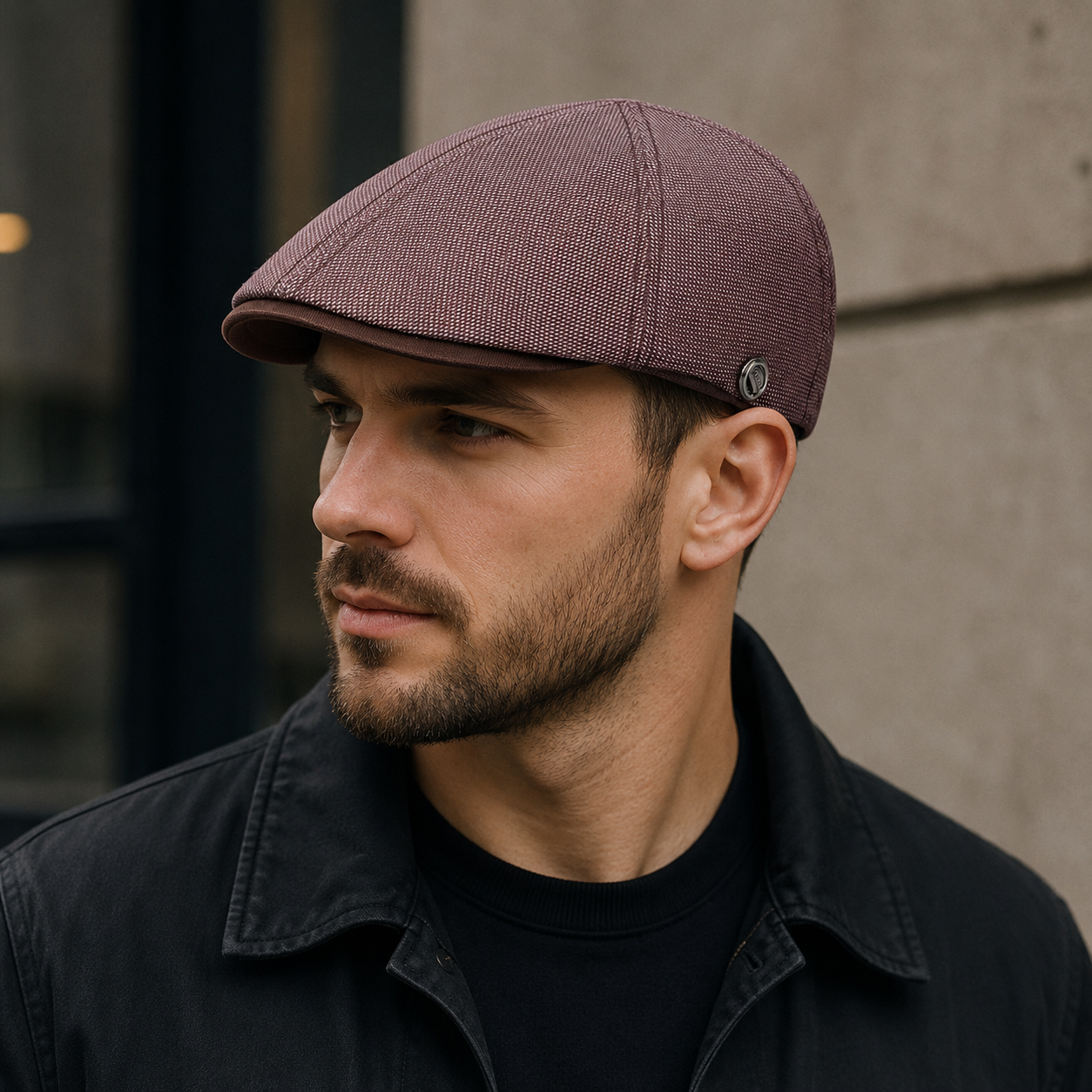 Cotton Flat Cap – Adjustable Classic Cabbie Hat for Men & Women Summer Headwear