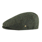 Men’s Herringbone Tweed Flat Cap – Classic Irish Wool Ivy Hat