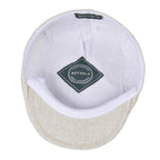 Men’s Linen Ivy Cap – Lightweight Flat Cap with UV Protection