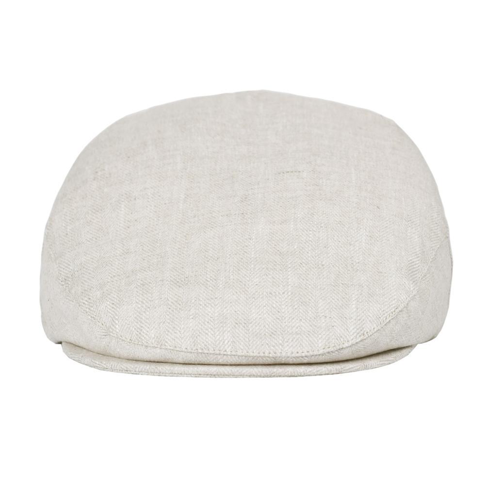 Men’s Linen Ivy Cap – Lightweight Flat Cap with UV Protection