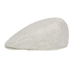 Men’s Linen Ivy Cap – Lightweight Flat Cap with UV Protection