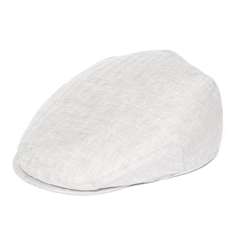 Men’s Linen Ivy Cap – Lightweight Flat Cap with UV Protection