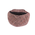 Men’s Plaid Wool Flat Cap – Breathable Houndstooth Ivy Hat