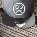 Custom Printed Logo Snapback Cap – Unisex Flat Brim Baseball Cap — close-up detail
