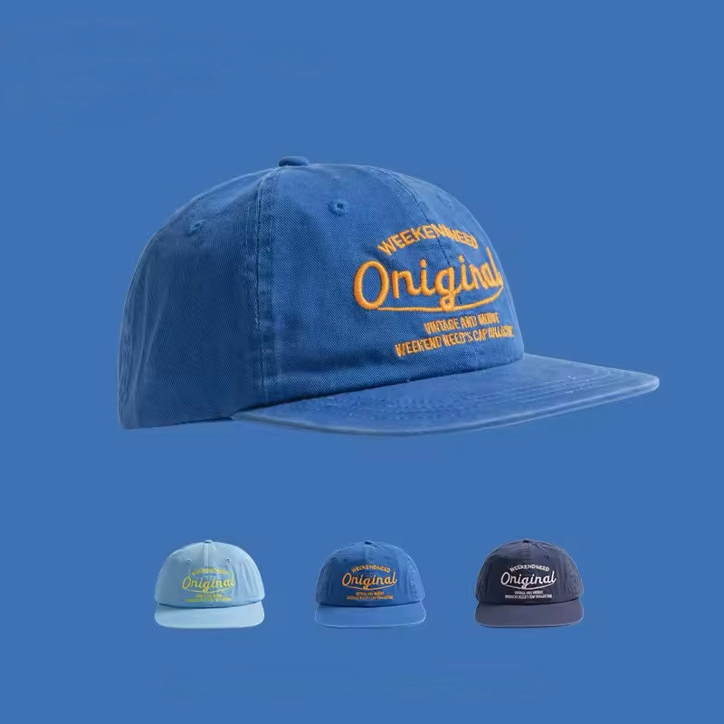 Soft Cotton Baseball Cap – Embroidered Adjustable Hat for Men & Women