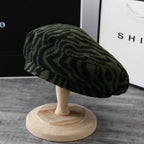 Retro Pumpkin Shape Beanie Hat for Adults