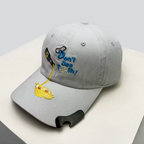 Unisex Embroidered Cotton Baseball Cap with Bottle Opener