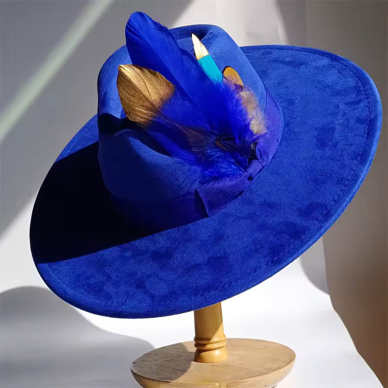 Unique Feather Hat Vintage Style Headwear