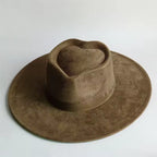 autumn winter felt look hat