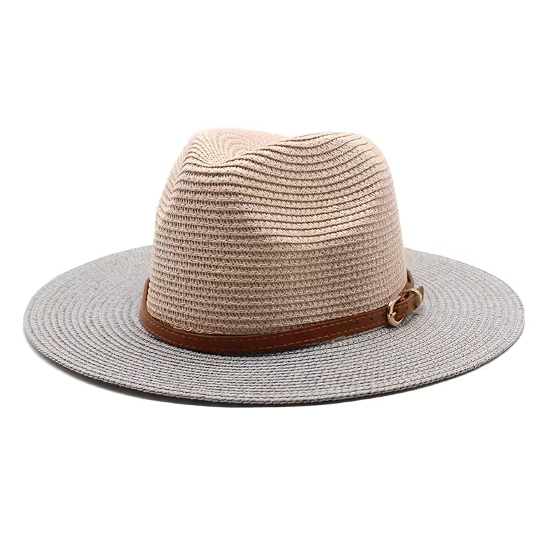 Colorful Straw Sun Hat for Travel and Holidays