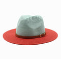 Colorful Outdoor Sun Protection Straw Hat