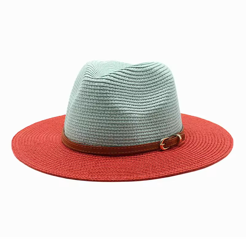 Colorful Outdoor Sun Protection Straw Hat