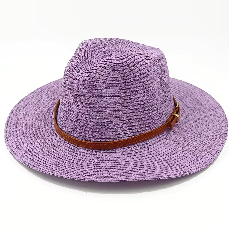 Wide Brim Straw Hat for Beach Vacation
