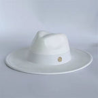 Unisex Classic Fedora with Wide Brim