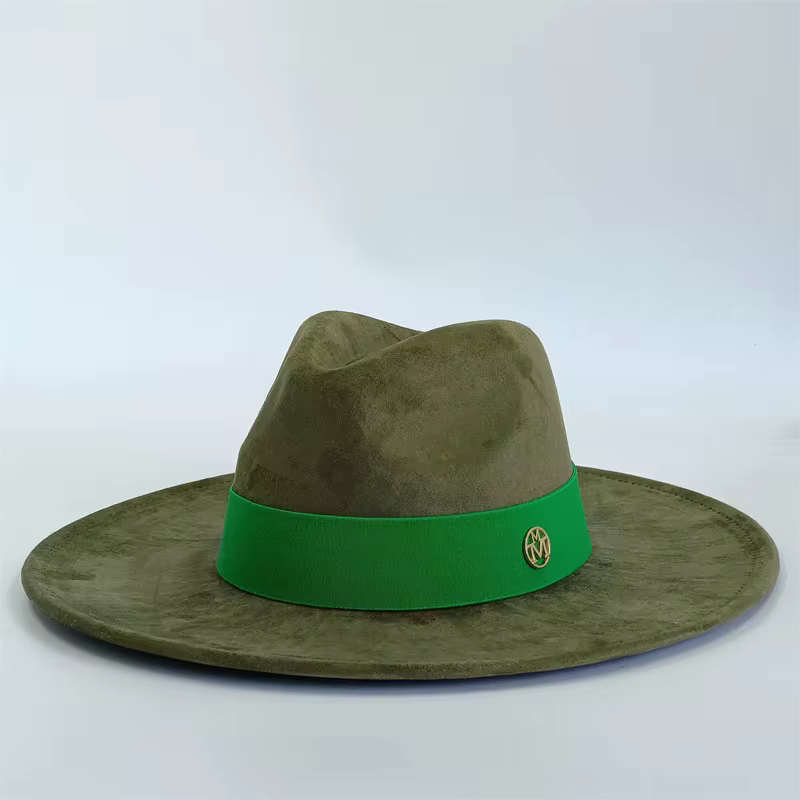 Classic Church Hat with Wide Brim
