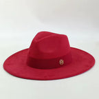 Unique Feather Statement Hat Classic Fedora with Artistic Decoration