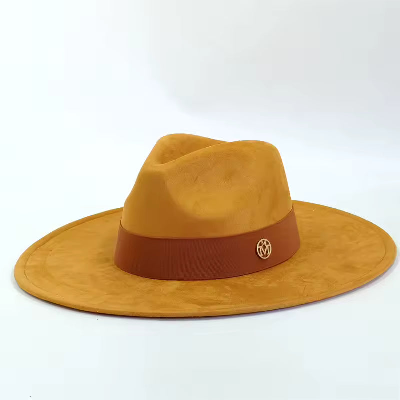 Wide Brim Fedora for Special Occasions Elegant Unisex Jazz Hat with Feathers