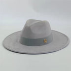Classic Wide Brim Fedora for Men Classic Wide Brim Fedora for Women