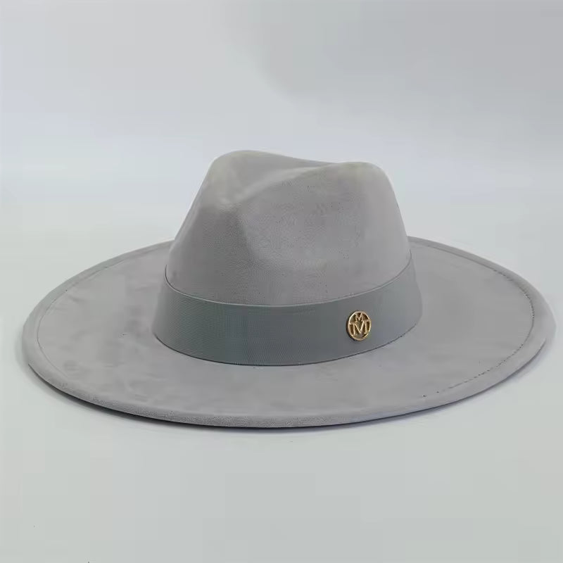 Classic Wide Brim Fedora for Men Classic Wide Brim Fedora for Women