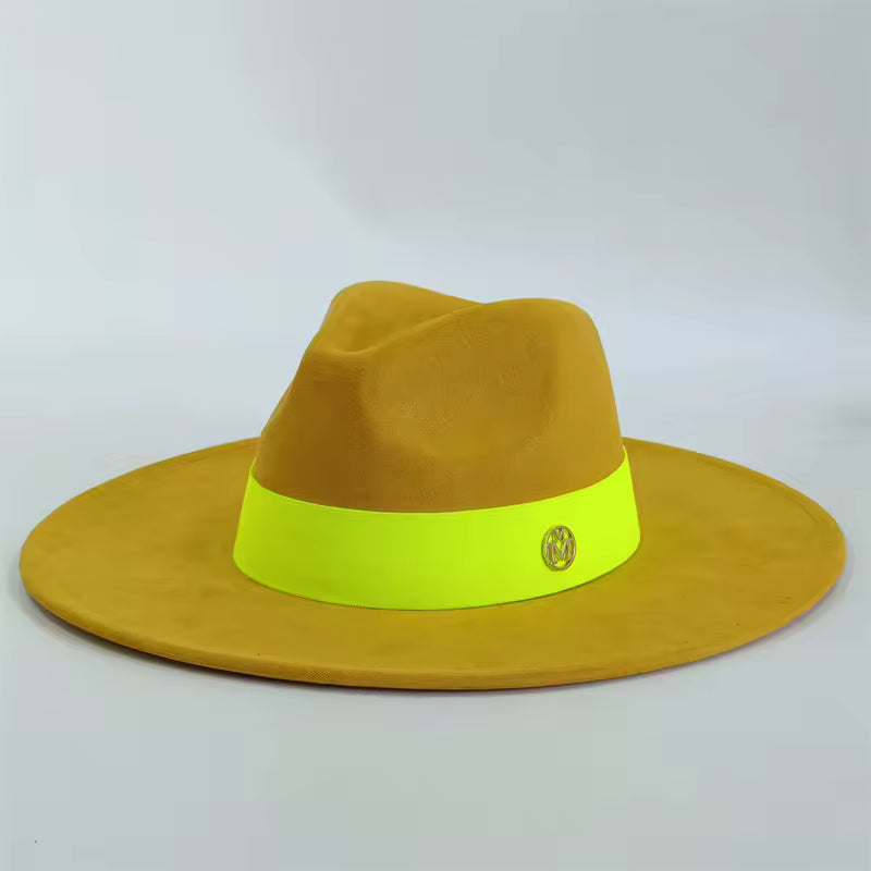Classic Jazz Fedora with Decorative Details