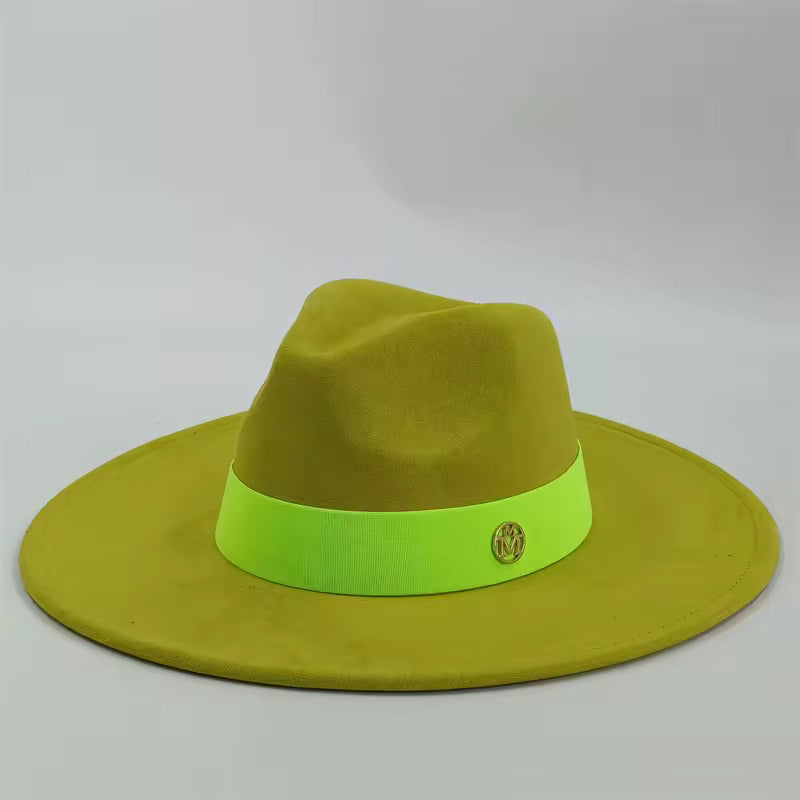 Lightweight Wide Brim Fedora Hat