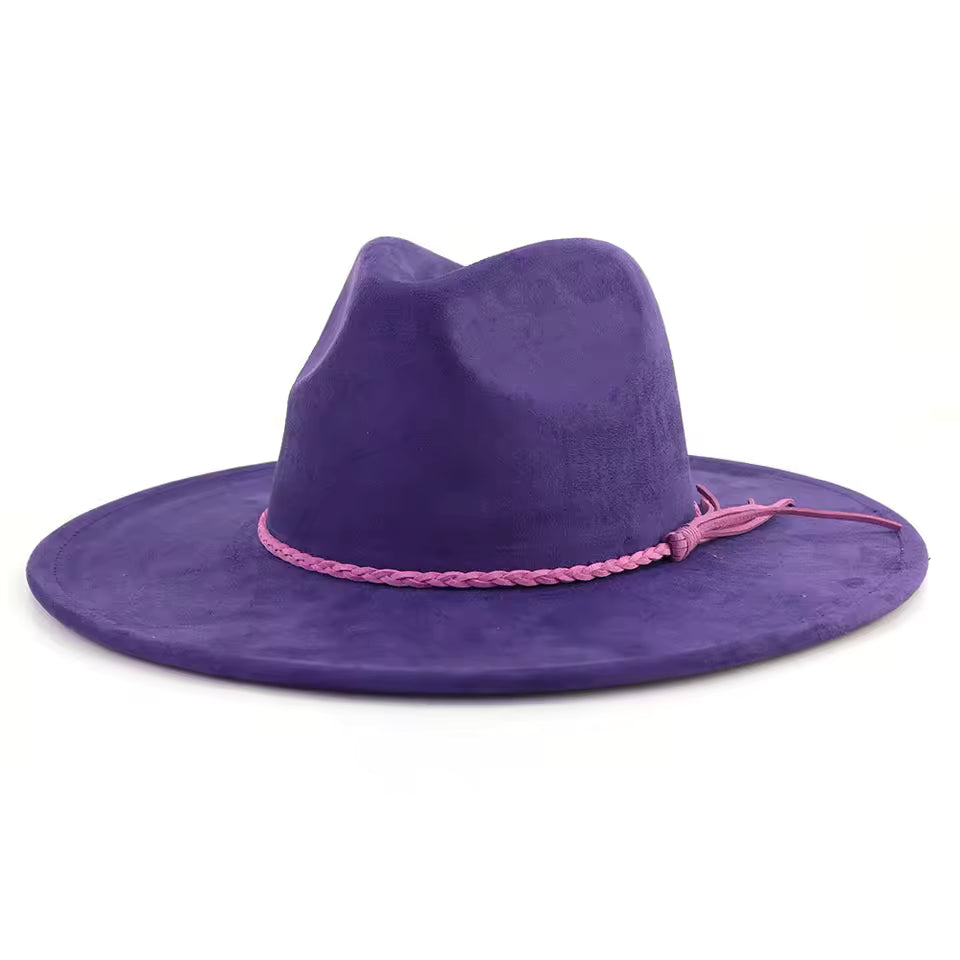 Artistic Wide Brim Hat Unique Party Headwear