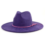 Artistic Wide Brim Hat Unique Party Headwear