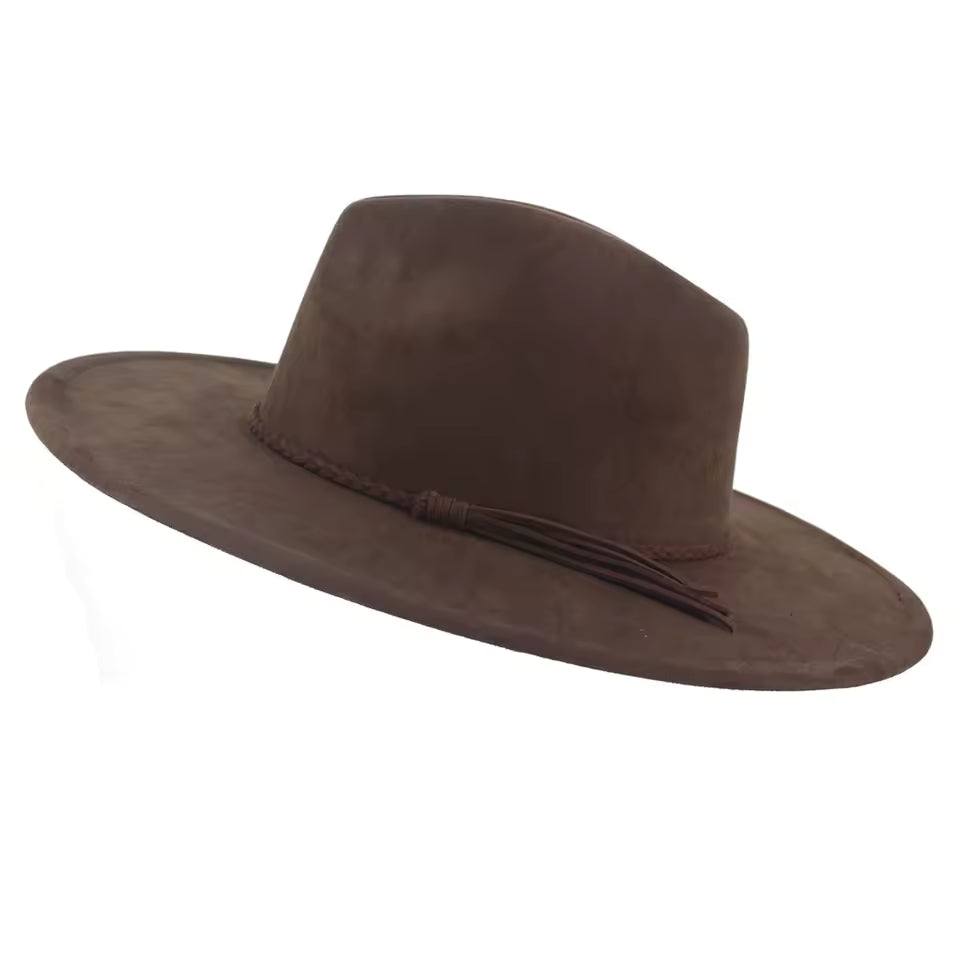 Classic Jazz Hat with Feather Accents