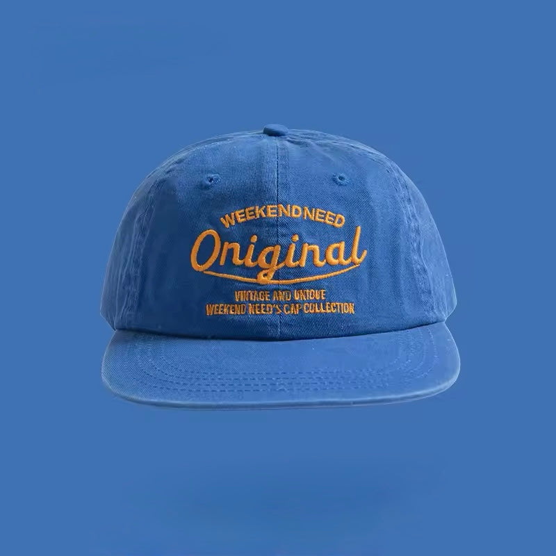 Soft Cotton Baseball Cap – Embroidered Adjustable Hat for Men & Women