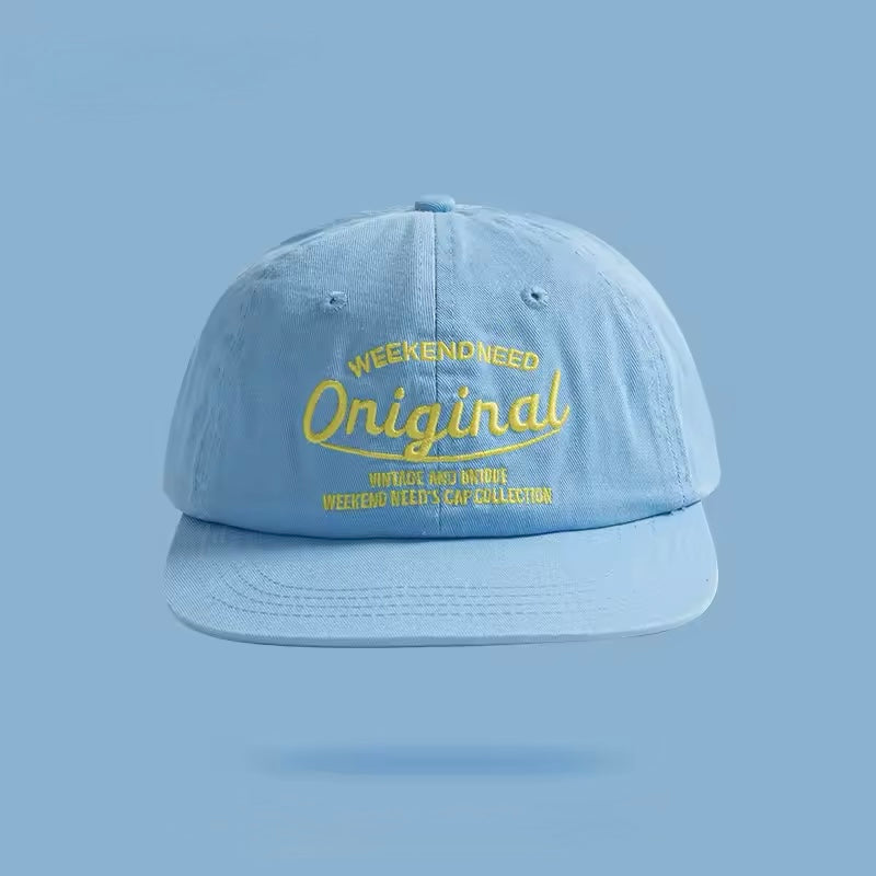 Soft Cotton Baseball Cap – Embroidered Adjustable Hat for Men & Women