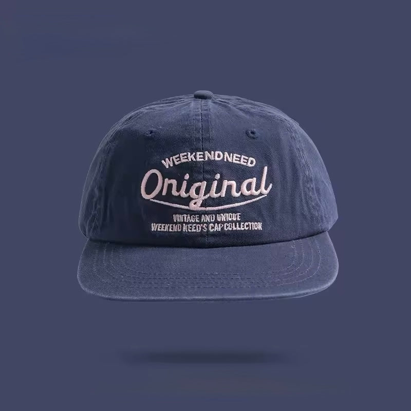 Soft Cotton Baseball Cap – Embroidered Adjustable Hat for Men & Women