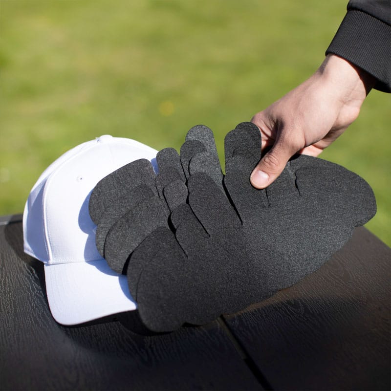 5-Pack Sweat-Absorbing Cap Liners – Anti-Sweat Hat Inserts