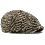 Manhattan Herringbone Newsboy Cap