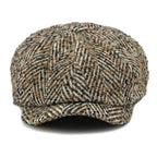 Manhattan Herringbone Newsboy Cap