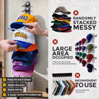 multi layer baseball cap storage rack for wall