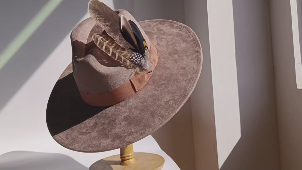 Classic Rancher Hat Wide Brim Dress Hat