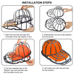 protective baseball cap washing frame with hat shaper