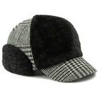 Stockholm Winter Earflaps Fur Baseball Cap