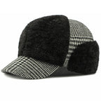 Stockholm Winter Earflaps Fur Baseball Cap