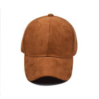 Faux Suede Baseball Cap – Adjustable Water-Resistant Hat for Men