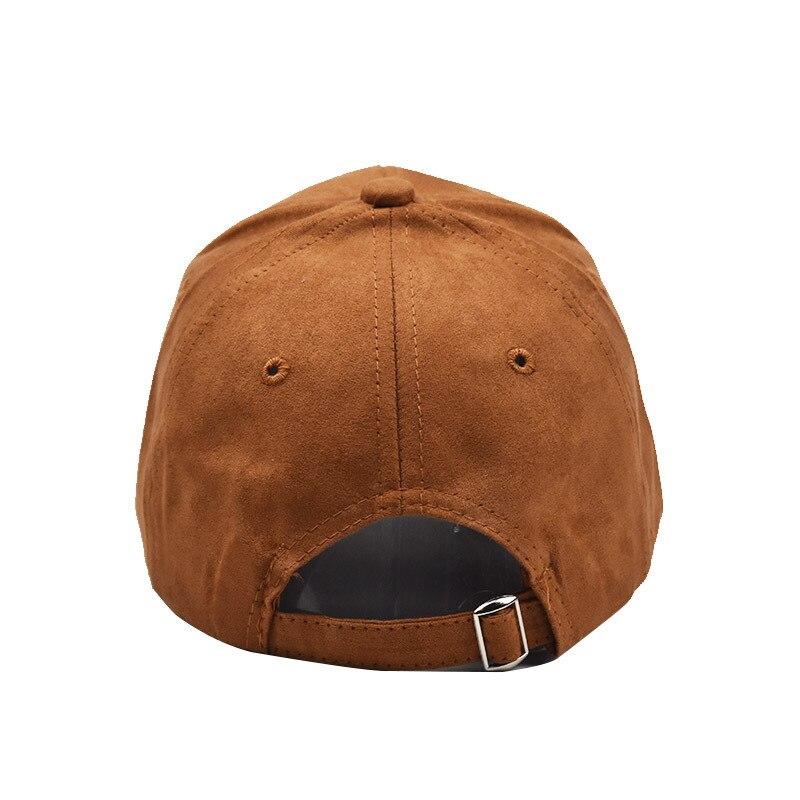 Faux Suede Baseball Cap – Adjustable Water-Resistant Hat for Men